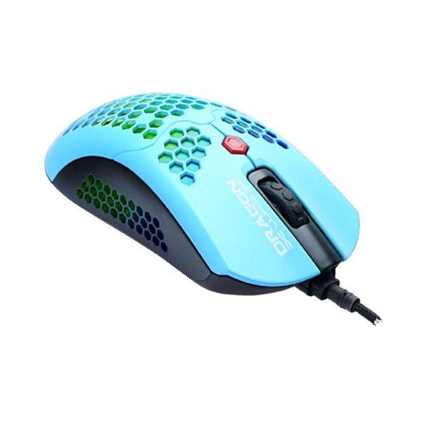 Dragon War Egér - Phoenix Honeycomb (Vezetékes, Optikai, USB, 12000 DPI, 7
gomb, kék)