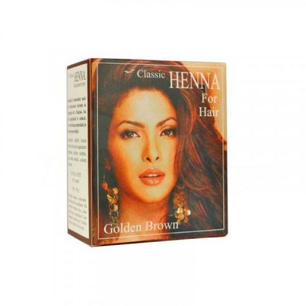 Classic Henna hajszínező por aranybarna 100 g