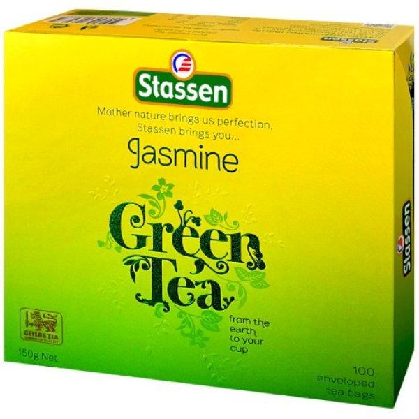 Stassen zöld tea jázmin 100x1,5g 150 g