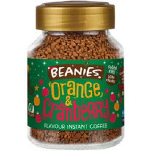 BEANIES ORANGE & CRANBERRY NARANCS-ÁFONYA ÍZESÍTÉSŰ AZONNAL OLDÓDÓ KÁVÉ
50 g