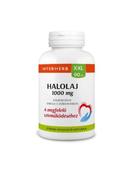 INTERHERB XXL HALOLAJ 1000 MG KAPSZULA 90 db