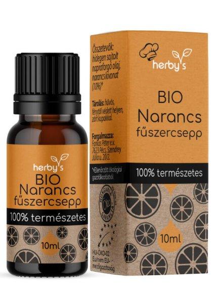 Herbys bio narancs fűszercsepp 10 ml