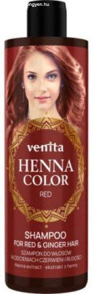 Henna Color hajsampon piros és vörös árnyalatú hajra 250 ml