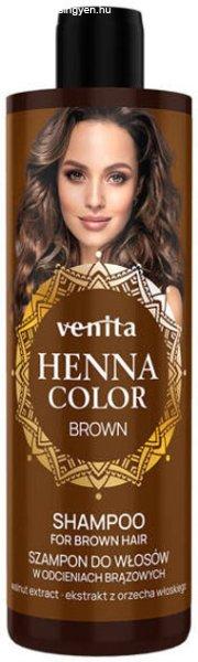 Henna Color hajsampon barna és piros árnyalatú hajra 250 ml