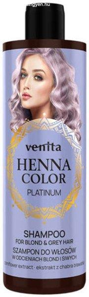 Henna Color hajsampon szőke és ősz árnyalatú hajra 250 ml