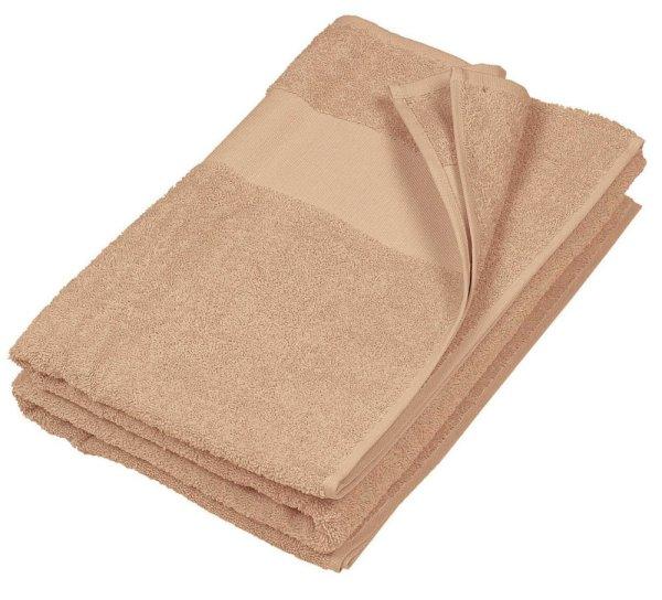 Uniszex pamut fürdő törölköző, Kariban KA113, Mastic-70X140