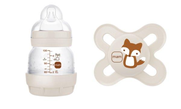 MAM Anti-Colic cumisüveg 130 ml + Original start cumi 0h+ (2024) - Bézs -
Róka