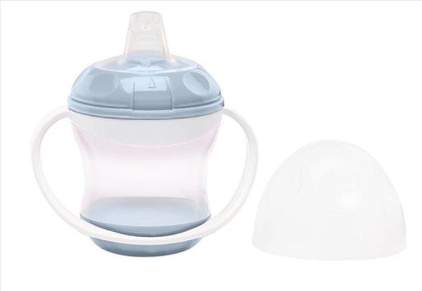 ThermoBaby itatópohár fogantyúval 180 ml - Baby Blue