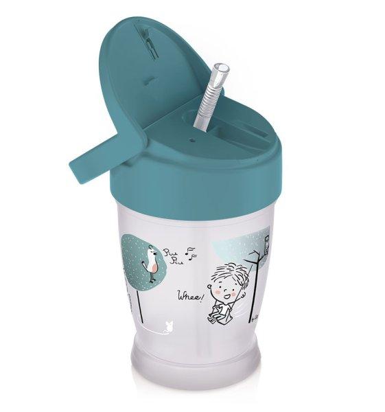 Lovi FreeStyle Szívószálas itatópohár 250ml (11h+) Lovely baby Boy