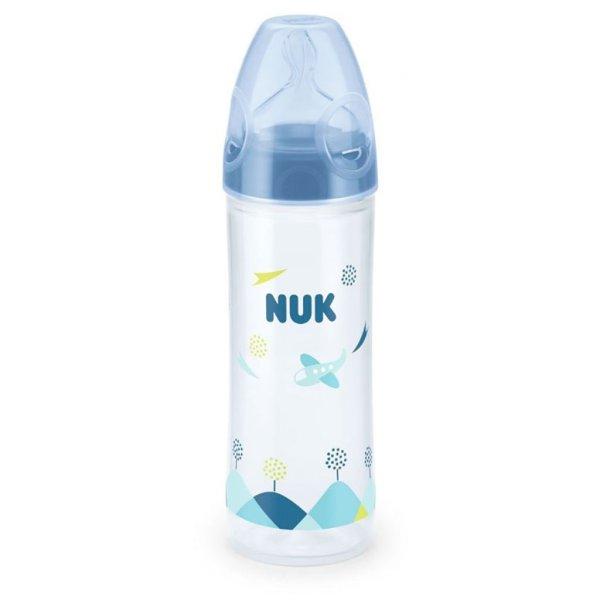 Baba cumisüveg NUK LOVE 250 ml, 6-18 h kék