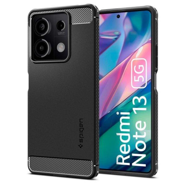 Spigen Rugged Armor tok Xiaomi Redmi Note 13 5G - fekete