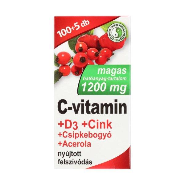 DR.CHEN C-VITAMIN+D3+CINK+ACEROLA TBL.