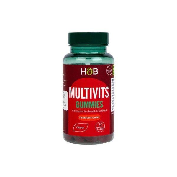 H&B multivitamin felnőtt gumivitamin 30 db