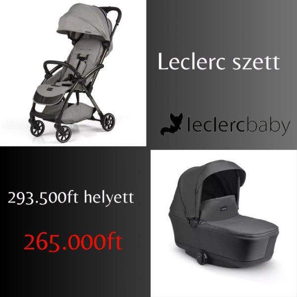 Leclerc Influencer Air könnyű sport babakocsi + fekete mózeskosár- Violet
Grey