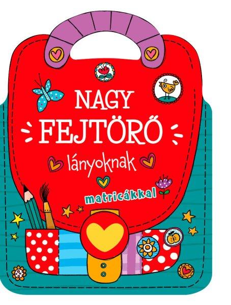 Nagy fejtörő - lányoknak matricákkal