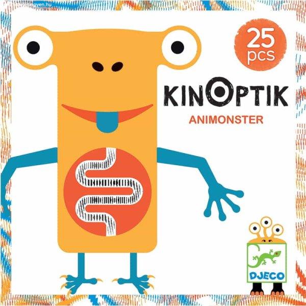 Djeco Optikai puzzle - Kinoptik Animonster - 25 db-os