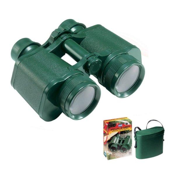 Kétcsövű zöld gyerektávcső - Special 40 Green Binocular with Case