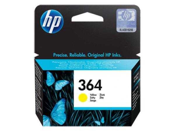 HP CB320EE No.364 Eredeti Yellow Tintapatron