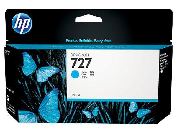 HP B3P19A HP727 Eredeti Cián Plotter Tintapatron