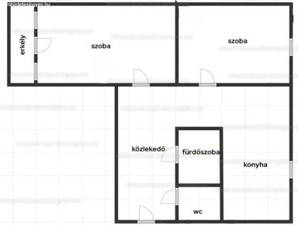 Kiadó 52 nm-es Felújított Panellakás Pécs Kertváros 