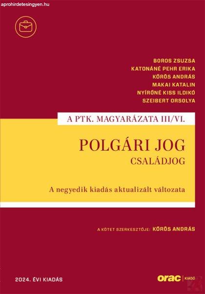 POLGÁRI JOG III/VI. – Családjog (2024)