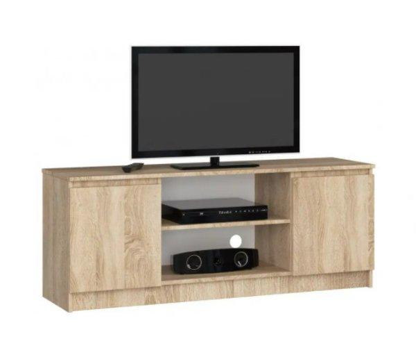 TV állvány 140 cm - Akord Furniture - sonoma tölgy