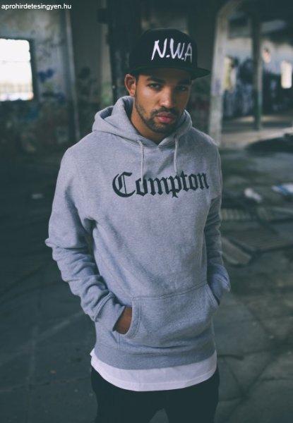 Mr. Tee Compton Hoody h.grey/blk