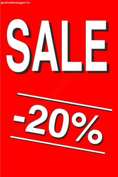 KIRAKAT TÁBLA 20x30cm SALE -20% (2 oldalas) UV álló
