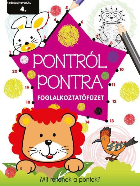 Napraforgó Pontról pontra 4. - foglalkoztatófüzet (rózsaszín)