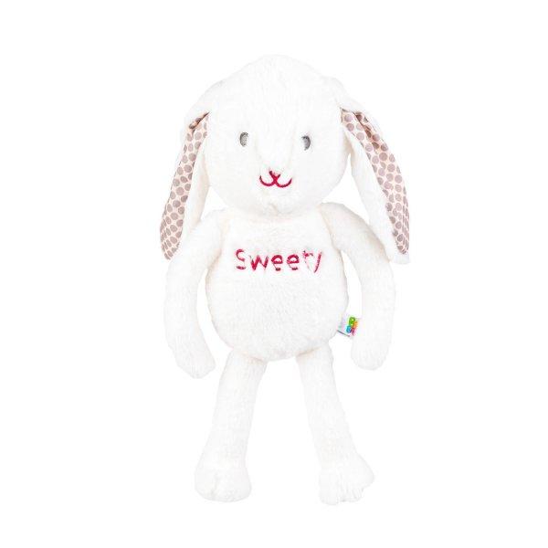 Bali Bazoo Ölelhető Plüss játék Sweety nyuszi (38cm) - Fehér