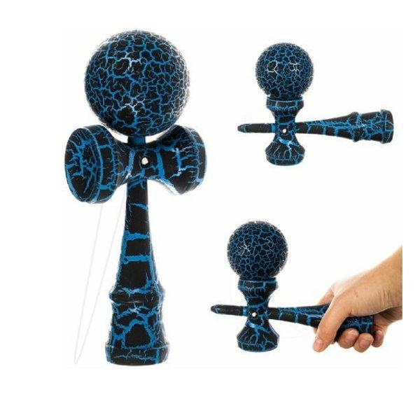 Fából készült készségfejlesztő
játék (kendama) – kék (BB-12358)