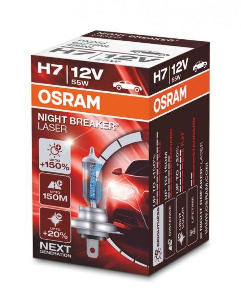 Osram Night Breaker H7 12V 55W +150% 