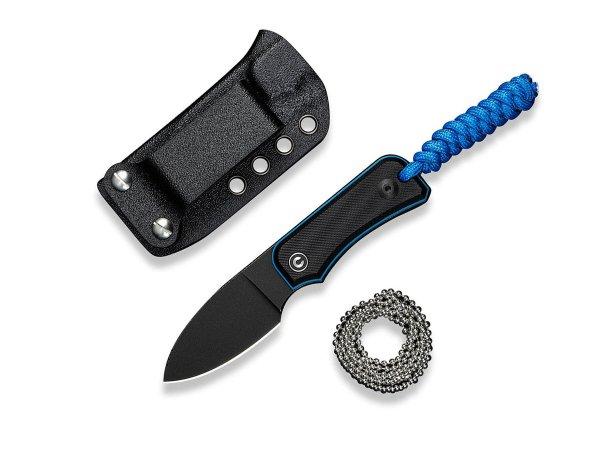 Civivi Baby Banter Fixed Blade C23045-1 Black/Blue G10 Nitro-V