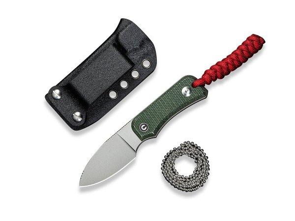 Civivi Baby Banter Fixed Blade C23045-2 Green Micarta Nitro-V