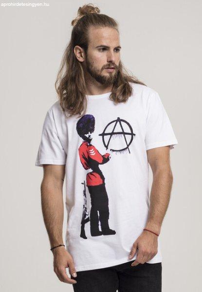 Mr. Tee Brandalised - Banksy´s Graffiti  Anarchy Tee white