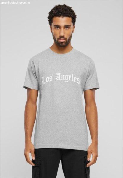 Mr. Tee Los Angeles Wording Tee heather grey