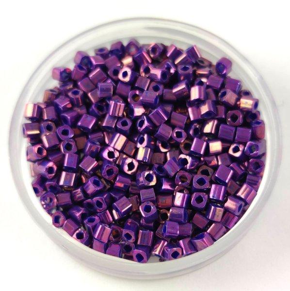 Toho kocka gyöngy - 461 - Higher Metallic Grape - 1.5mm