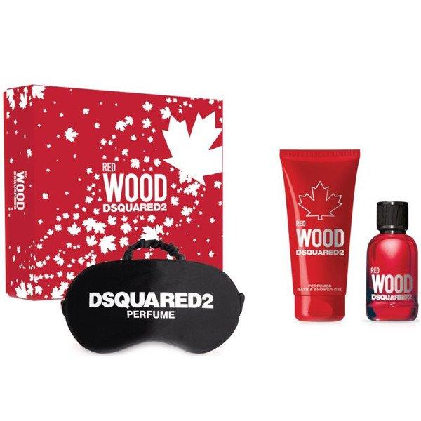 Dsquared² Red Wood - EDT 50 ml + tusfürdő 100 ml +
alvómaszk