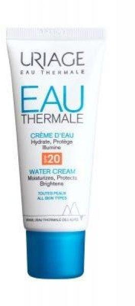 Uriage Könnyű hidratáló krém SPF 20 Eau Thermale
(Light Water Cream) 40 ml