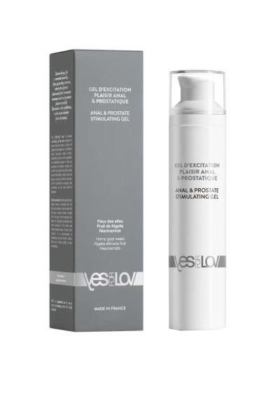 YESforLOV Stimuláló gél a prosztatára és a
végbélnyílásra (Anal and Prostate Stimulating Gel) 50 ml