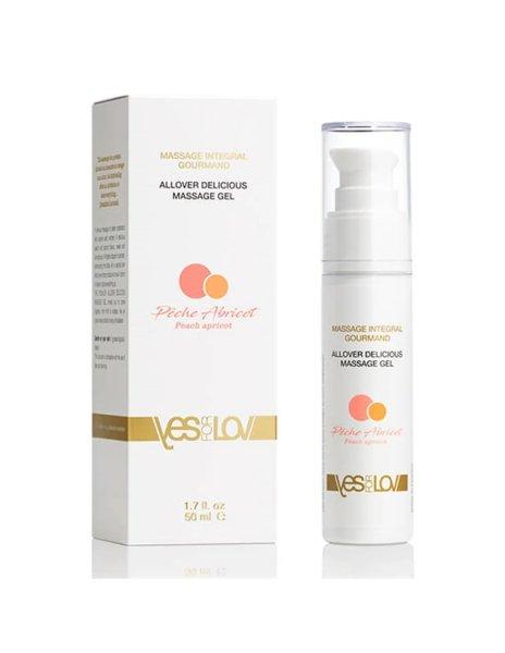 YESforLOV Masszázs gél Peach Apricot (Allover Delicious Massage Gel)
50 ml