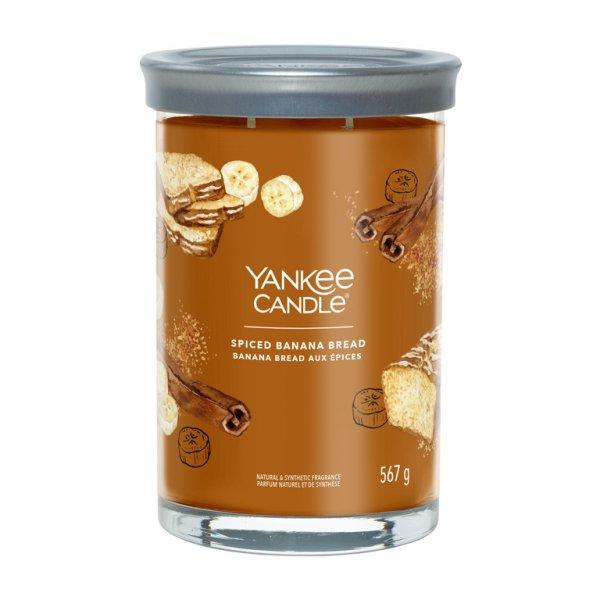 Yankee Candle Illatgyertya Signature tumbler nagy Spiced Banana Bread 567 g