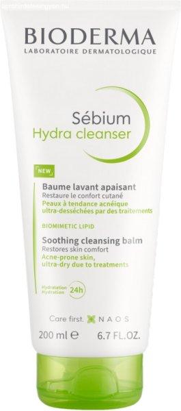 Bioderma Tisztító balzsam bőrhibákra Sébium Hydra
Cleanser (Soothing Clean Balm) 200 ml