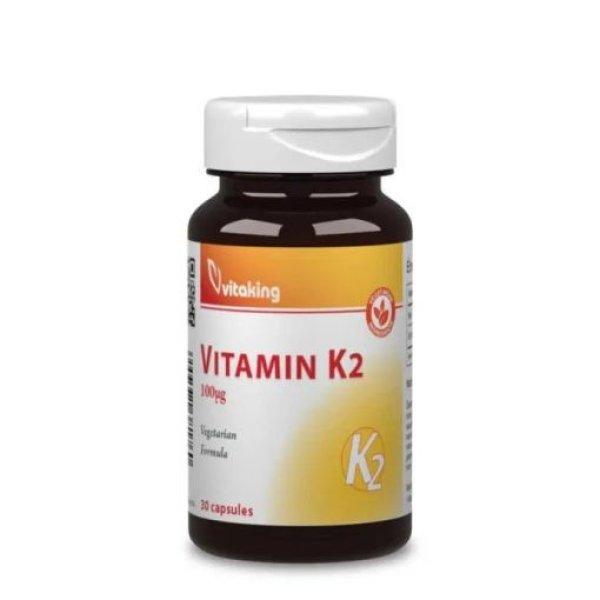 VITAKING K2-VITAMIN KAPSZULA 100MCG 30 db