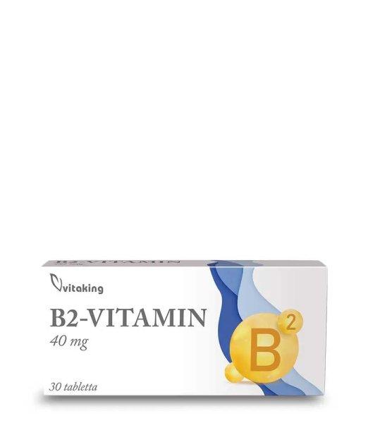 Vitaking B-2 Vitamin Riboflavin 40mg (30) Tabl. 