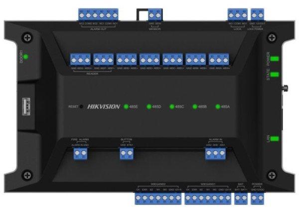 Hikvision DS-K2701X(P) Ajtóvezérlő 1 ajtóhoz, két irány, 2 Wiegand & 2
RS485 olvasó, panel