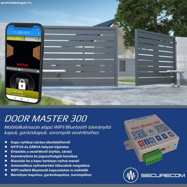 Securecom Door Master 3 kaputechnikai kommunikátor - WIFI - kapunyitó