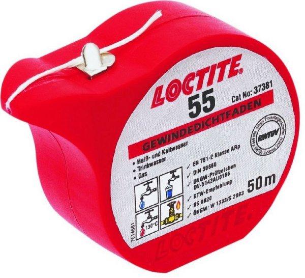 Loctite 55 csőmenettömítő zsinór 50m