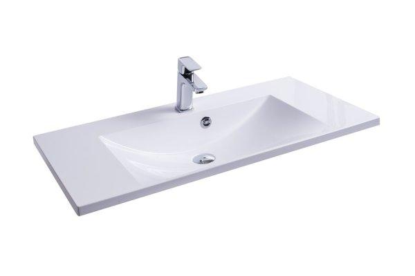 Ravak Flat 900 mosdó (fehér) nyílással XJP01190000