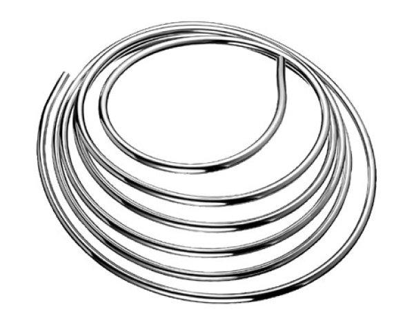 Schell 10x1mm (5m-es) krómozott rézcső tekercsben